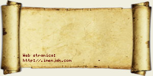 Žaklina Tošković vizit kartica